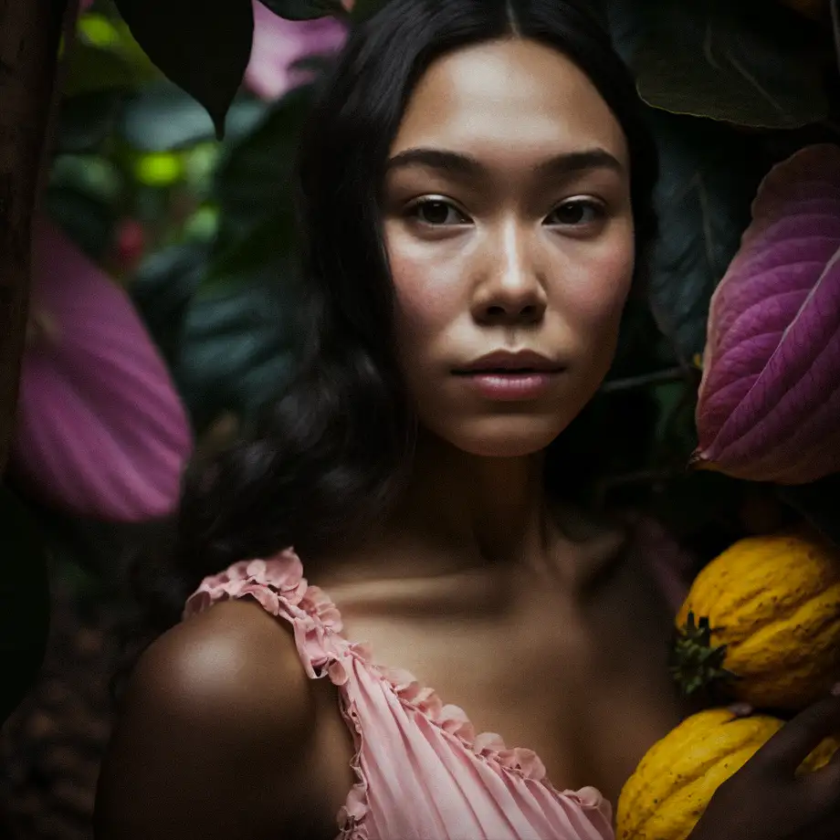 Recolectora de cacao - Esmeraldas Ecuador